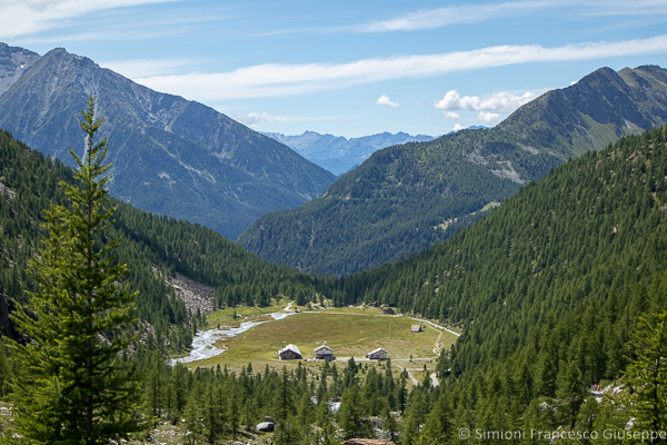 Piani di verra dal Lago Blu