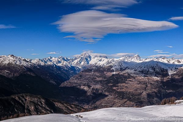 Point De La Pierre Aosta Cogne Monte Bianco