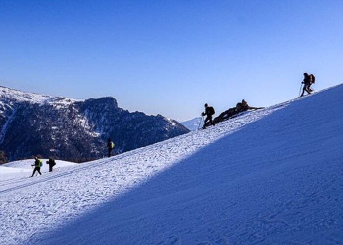 Trekking Ciaspolata Col Chaleby Gruppo Trekking Aosta Piemonte Milano Legnano Fontaney Lignan Nus Ciaspole Trek Trekking Neve Val Aosta Lifeintrek