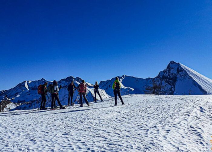 Ciaspole Punta Prato Fiera Valle Susa Monginevro Neve Piemonte Lifeintrek Trekking Escursionismo