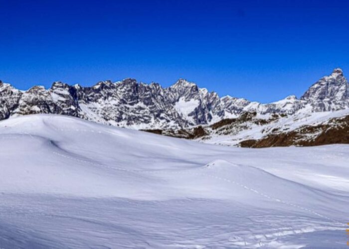 Montagna Ciaspole Neve Chamois Cervino Trekking Zainoinspalla Lifenitrek 4