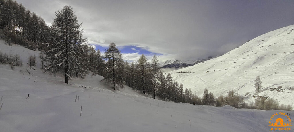 Ciaspolata Chamois Aosta Neve Trekking Lifeintrek