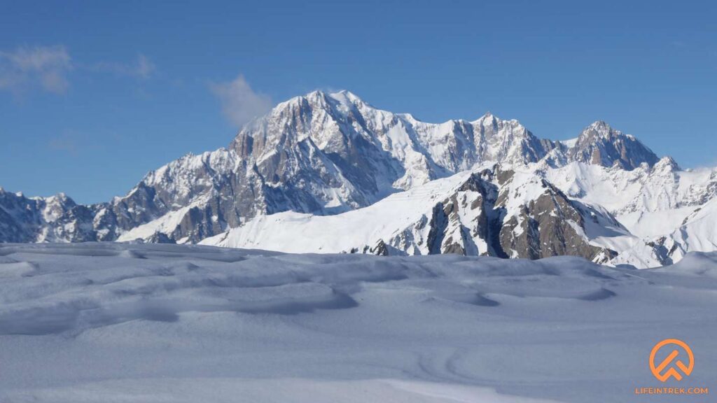 Punta Fetita Monte Bianco Neve Ciaspolata Lifeintrek Gruppo Trekking Milano Torino Legnano