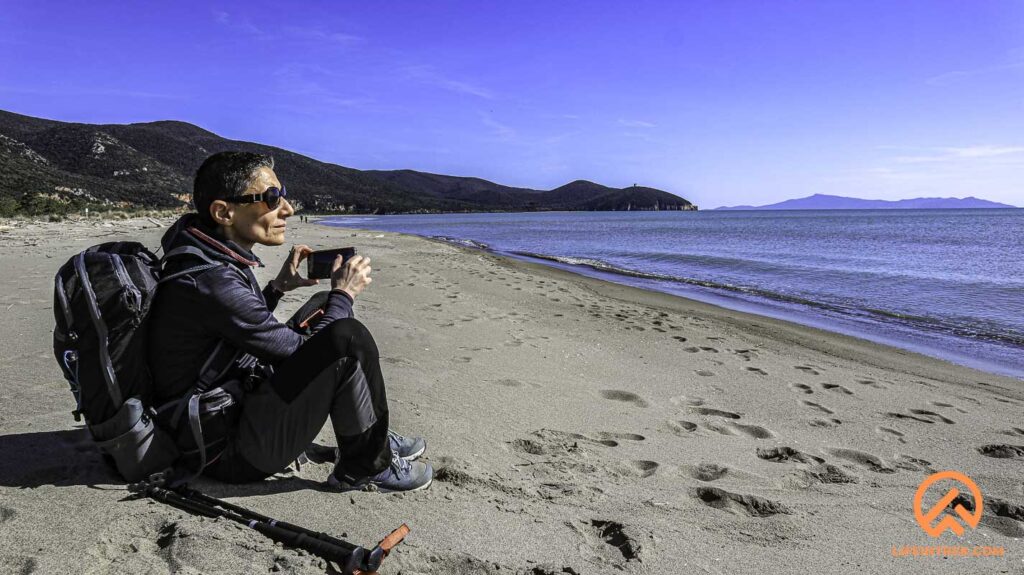 Pausa sulla Spiaggia di Collelungo Lifeintrek