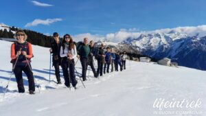 Capanna Dotra Rifugio Svizzero raggiungibile in inverno Gruppo trekking Provincia di Milano