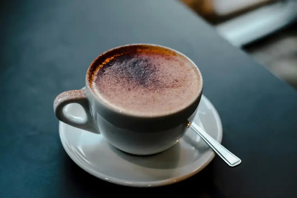 Cappuccino Prima Di Un Trekking