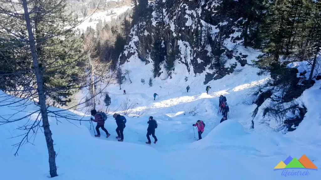 Escursione Invernale Valle Forno, la nostra giornata sulla neve  in Engadina dal Passo del Maloja al Lago Cavloc e Pian Canin